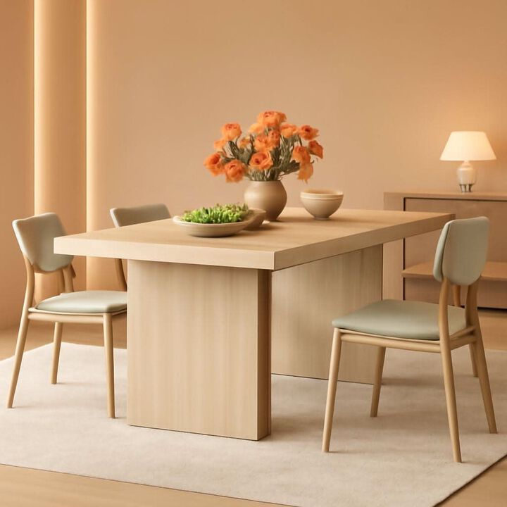 63" Dining Table Seats 6