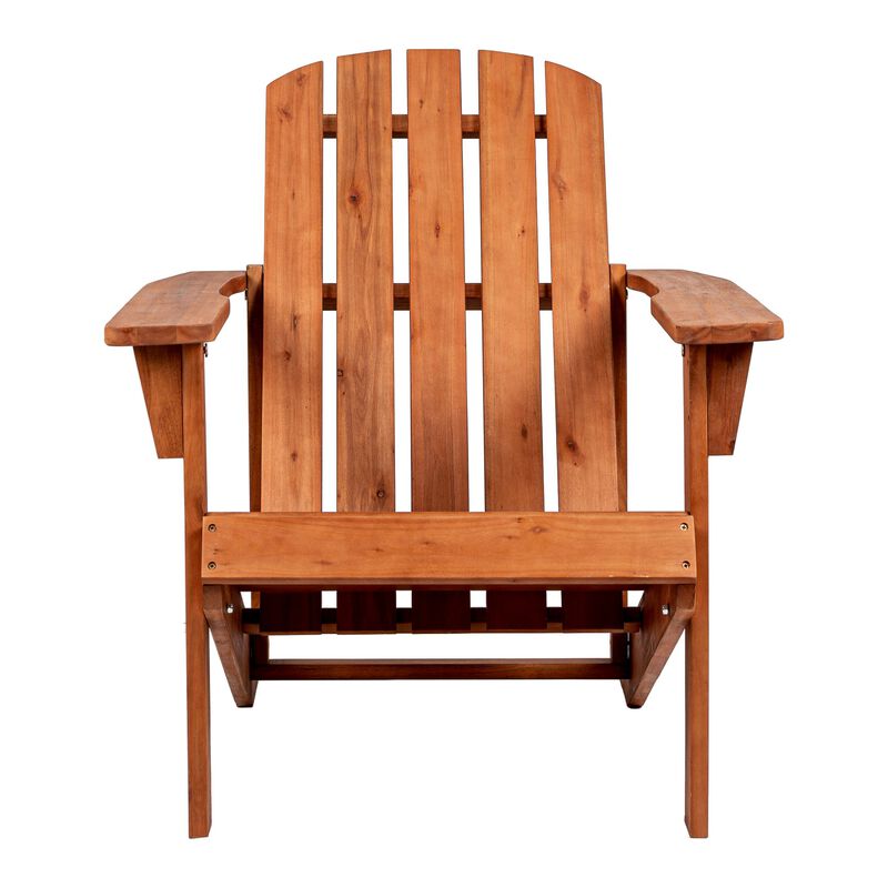 Westport Outdoor Patio Traditional Acacia Wood Adirondack Chair