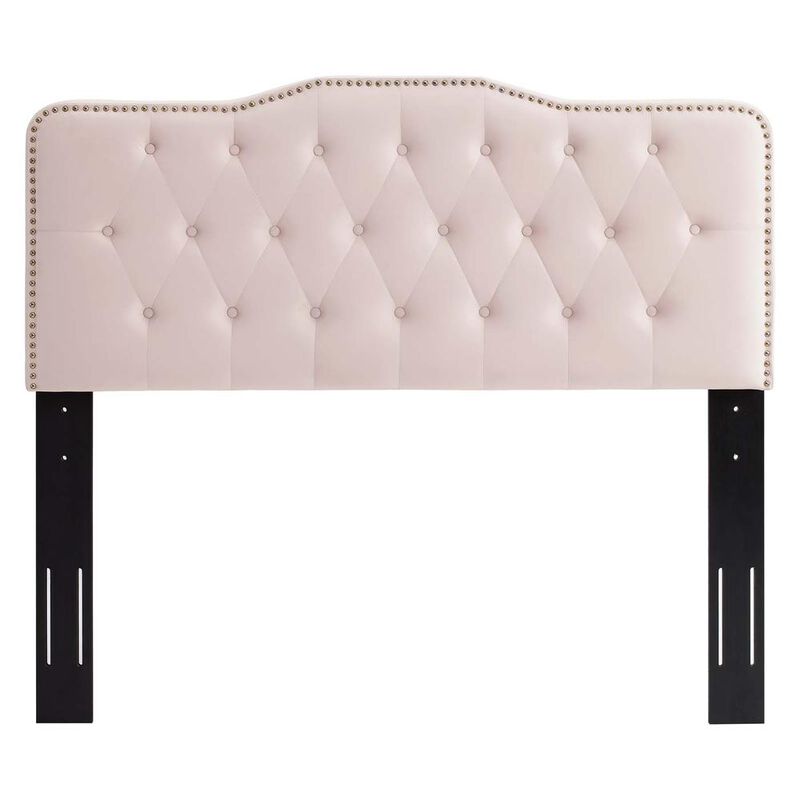 Amber Performance Velvet Queen Platform Bed image number 5