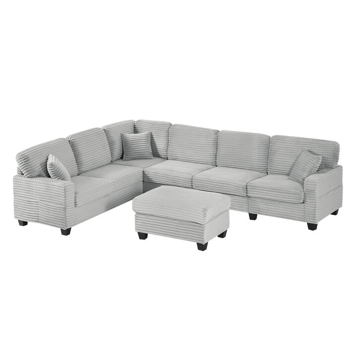 Merax Sectional Sofa U-shaped Sectional