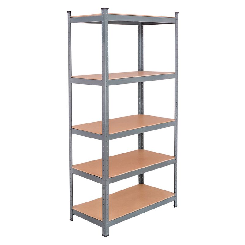Heavy Duty 5-Tier Steel Storage Shelving Unit &ndash; Adjustable Garage & Warehouse Rack