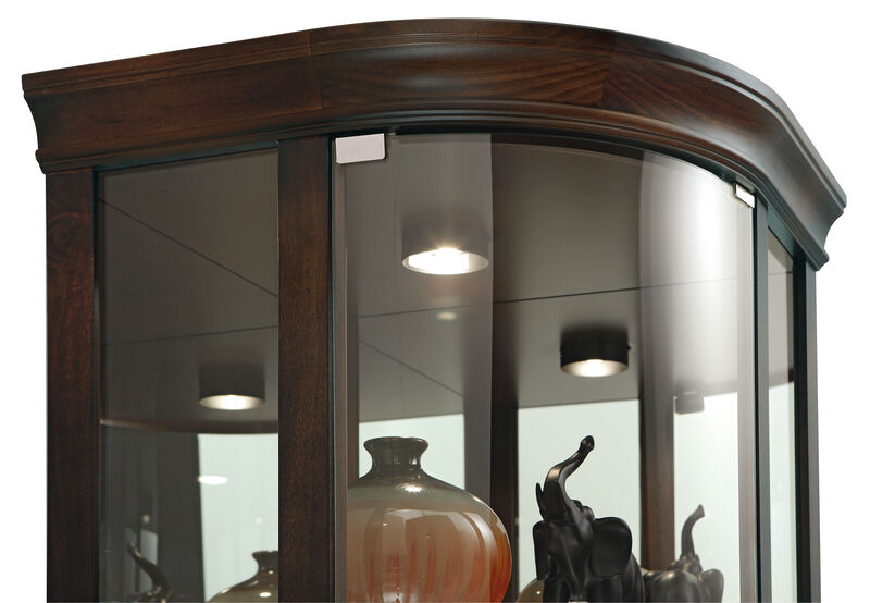 680664 Marlowe III Corner Curio Cabinet