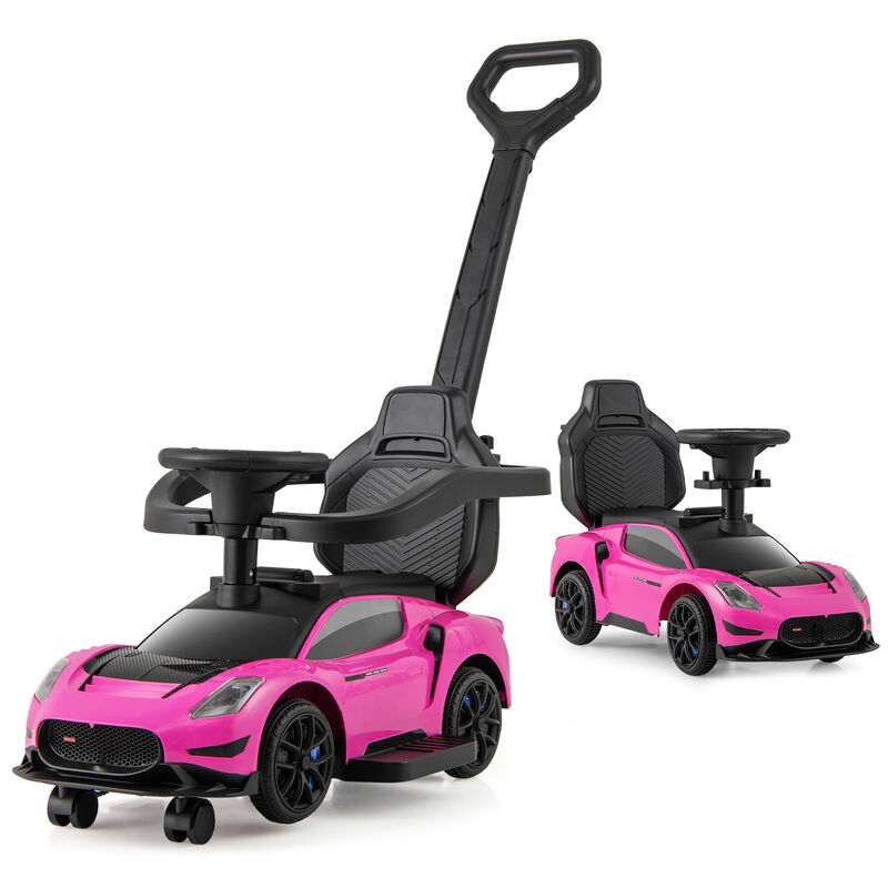 Kids 3 in 1 Ride On Push Car with Music and Sliding Function image number 3