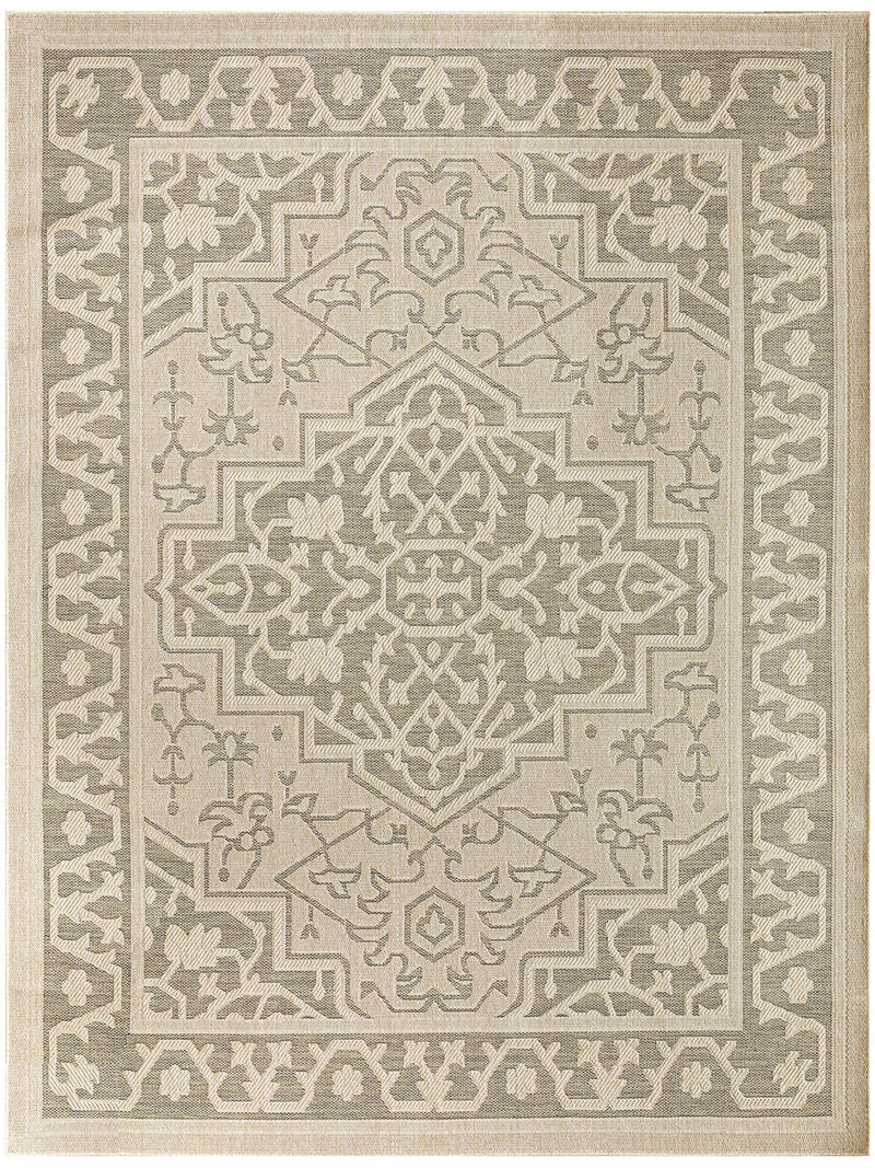 Tulum TLM05 Taupe/Olive 9' x 12' Rug