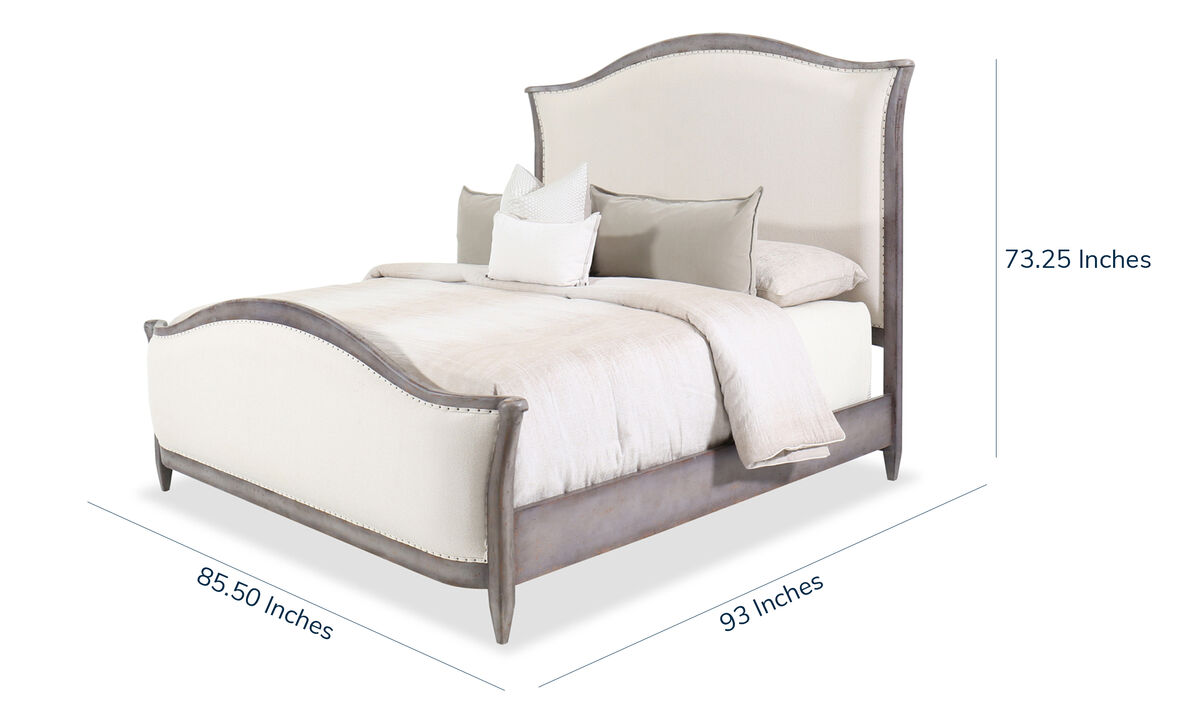 Ciao Bella King Upholstered Bed