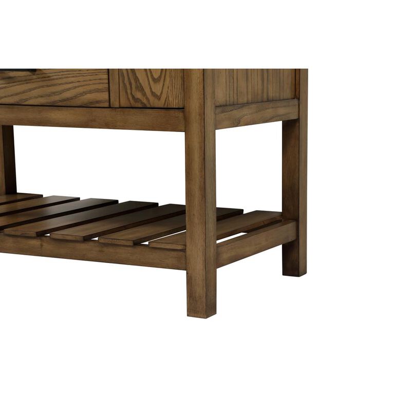 Elegant Kitchen and Bath 42 inch Single bathroom vanity in driftwood