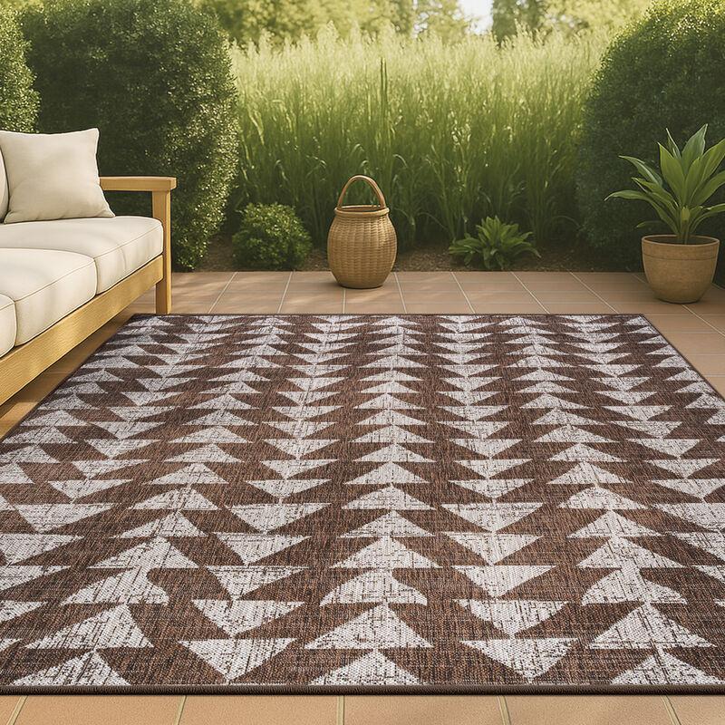 andratx Modern Tribal Geometric Indoor/Outdoor Area Rug