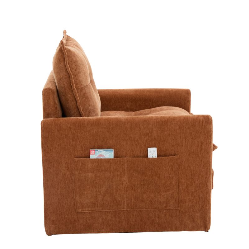 Secra Modern Chenille Swivel Accent Chair image number 8