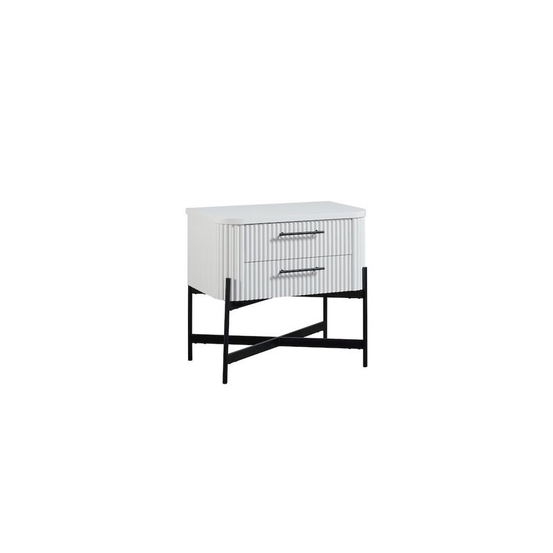 Bernards Fisher Park Nightstand - White image number 1