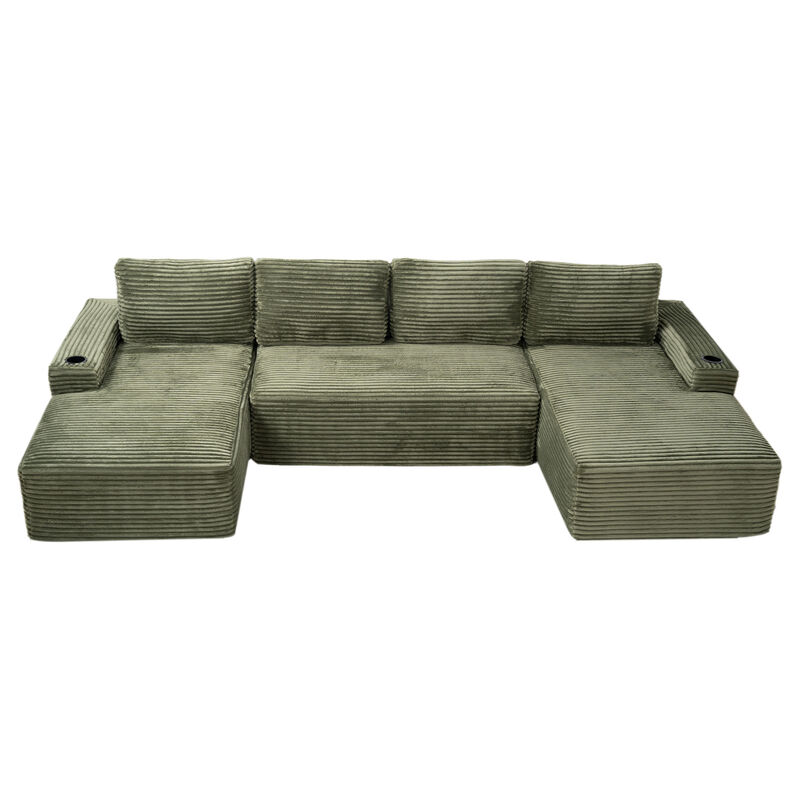 Lupsom Compressible U-Shaped Sectional Sofa image number 0