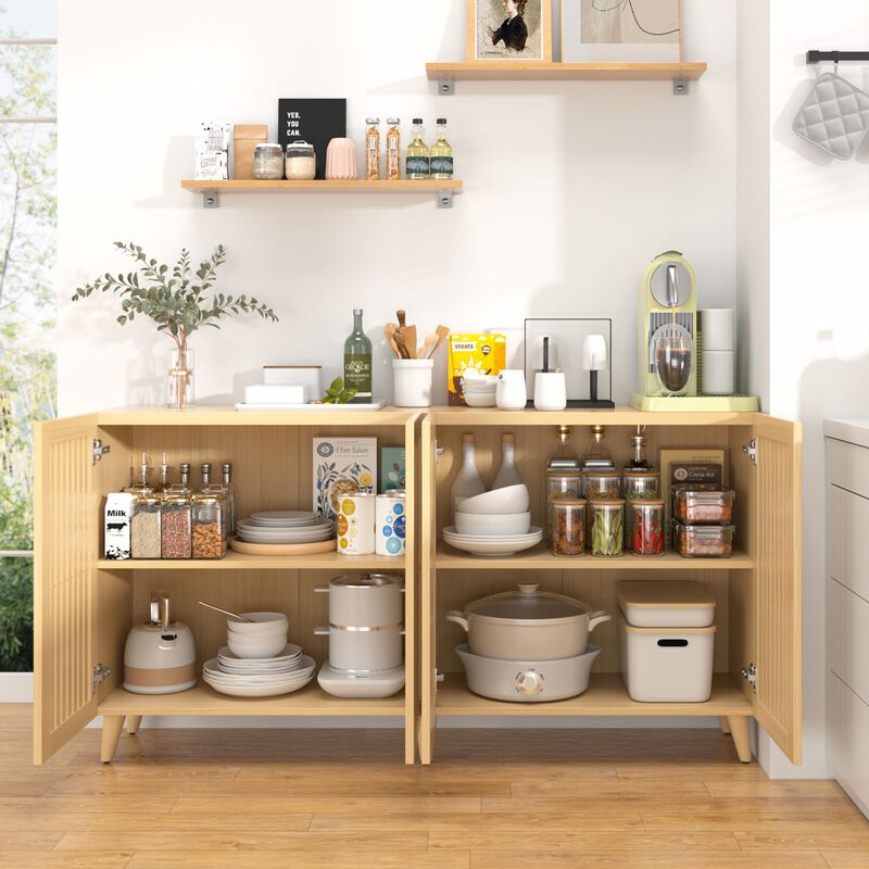 Plisi 4 Doors Buffet Storage Cabinet image number 2