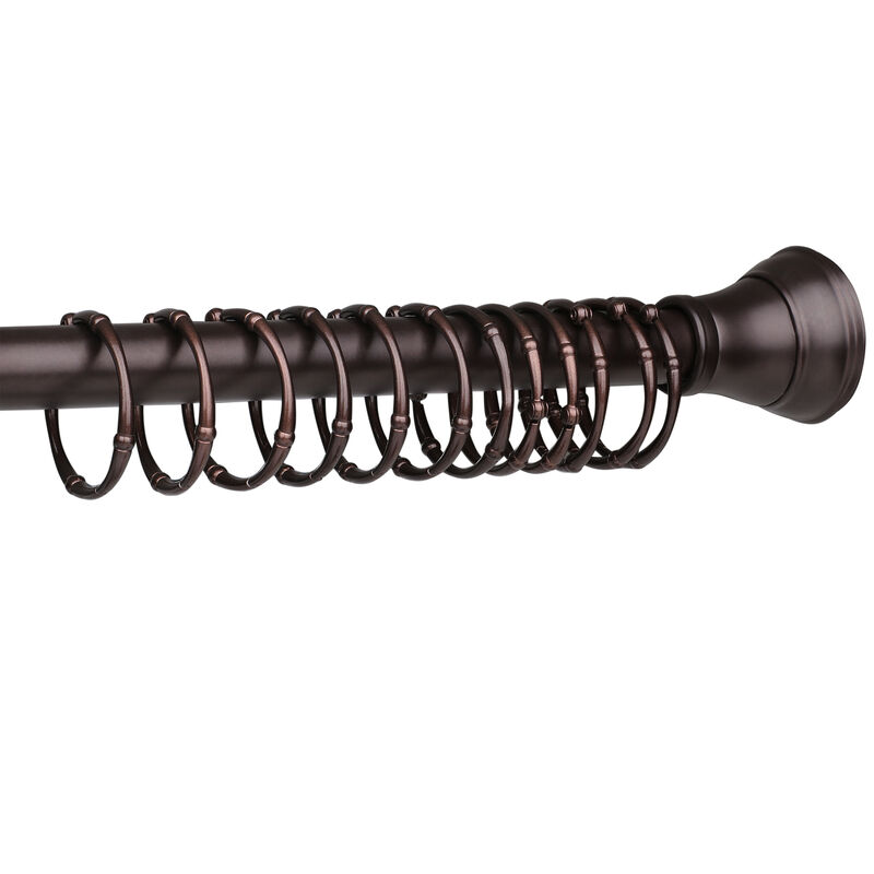 Rust-Proof Shower Curtain Hooks with Clasp Closure, Set of 12 image number 4