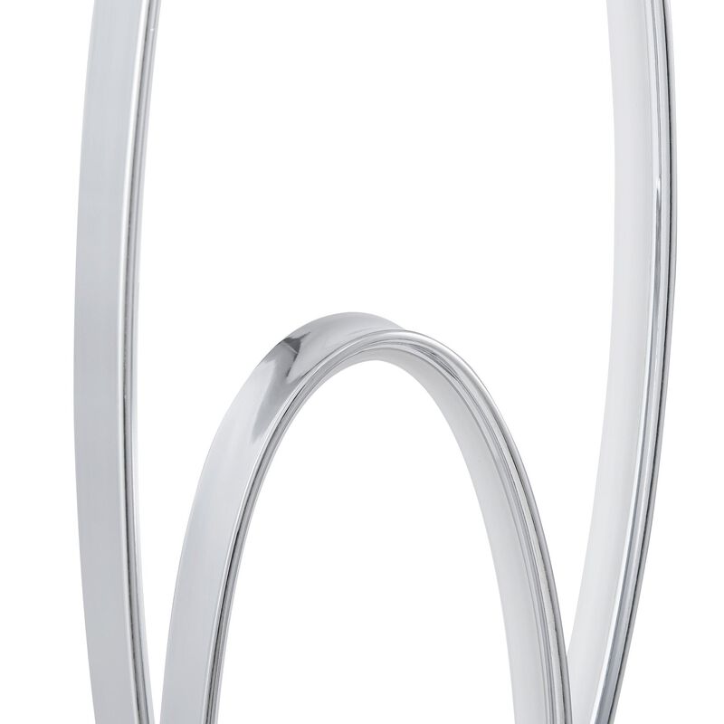 Milan Table Lamp Chrome Metal Dimmable Integrated LED