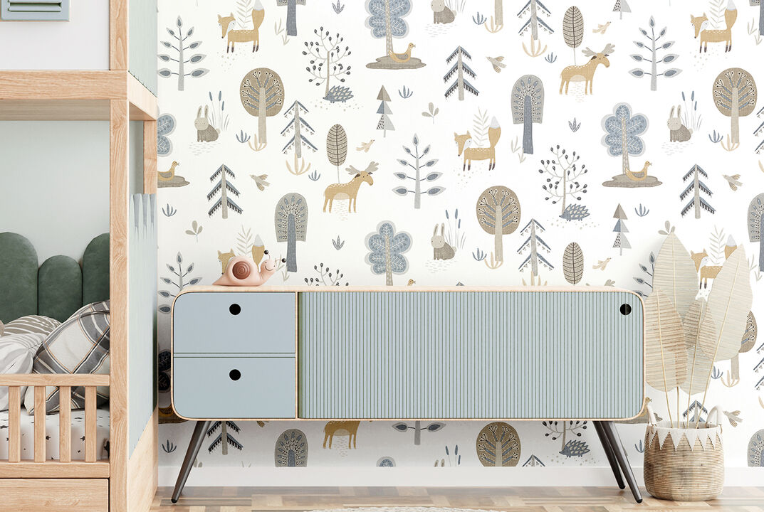 Little Explorers 2 Kids Blue Wallpaper 14803