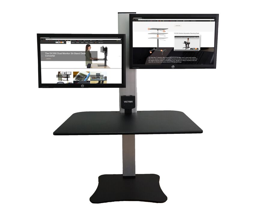 Electric Two Monitor Stand Dsk