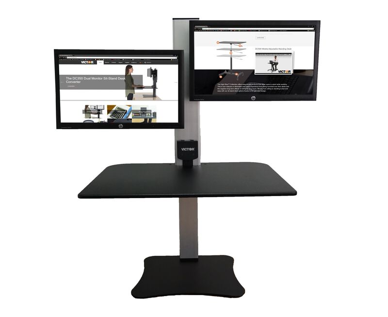 Electric Two Monitor Stand Dsk image number 0