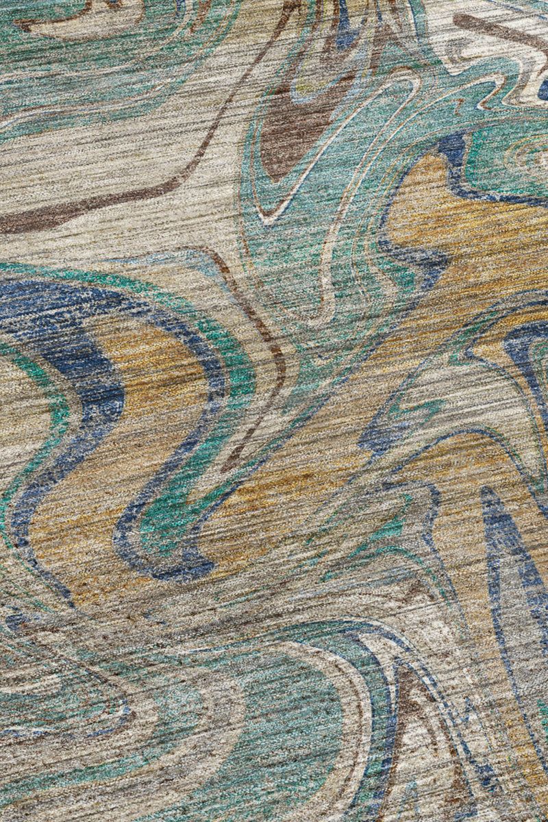 Nexus NX6 Teal 9' x 12' Rug image number 7