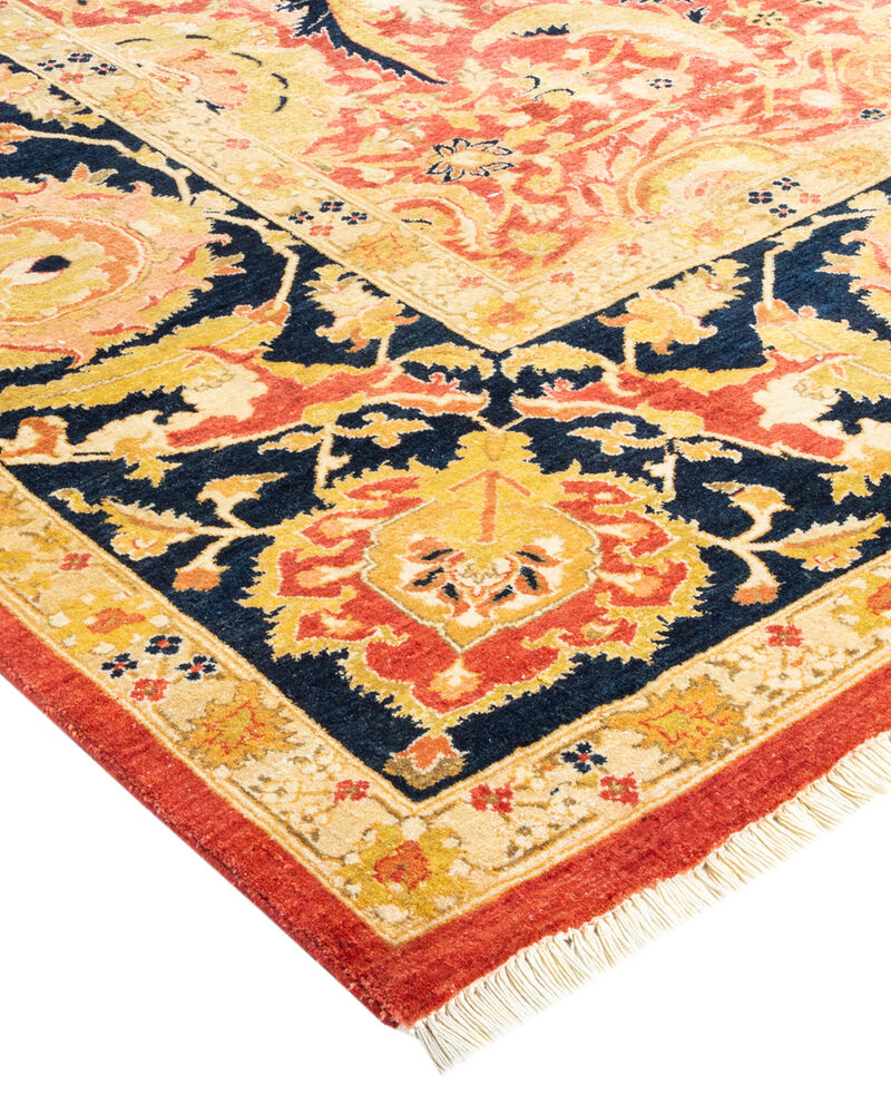 Mogul, One-of-a-Kind Hand-Knotted Area Rug  - Orange, 8' 1" x 10' 1" image number 2