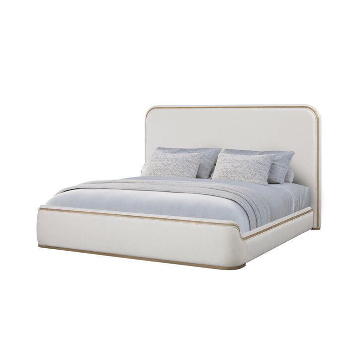 Bernards Transitional Elements Elements King Upholstered Bed