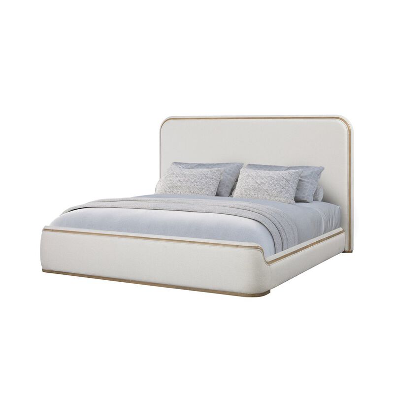 Bernards Transitional Elements Elements King Upholstered Bed image number 1