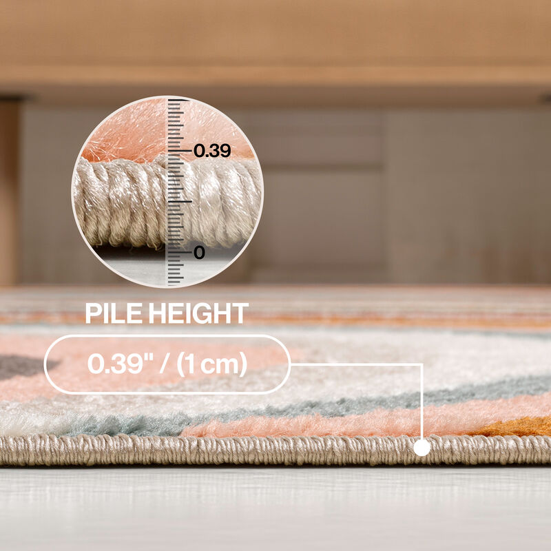 Flow Abstract Swirl Area Rug