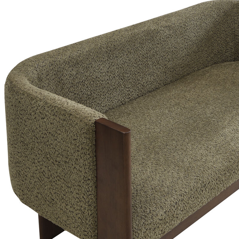Pikert 48.5" Upholstered Solid Loveseat image number 5