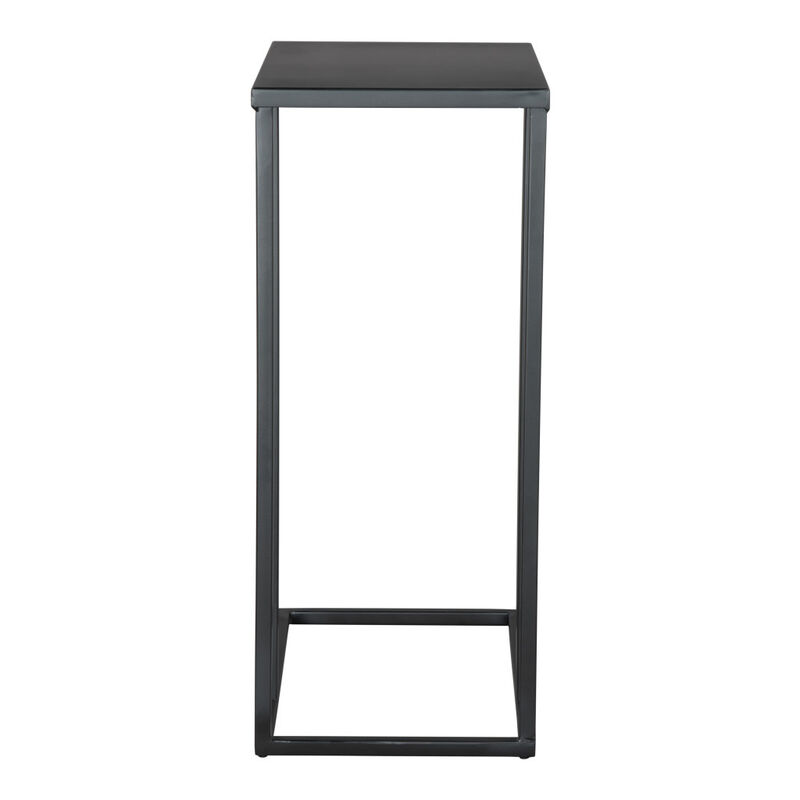 HomeRoots 24" Black Iron Abstract End Table image number 5