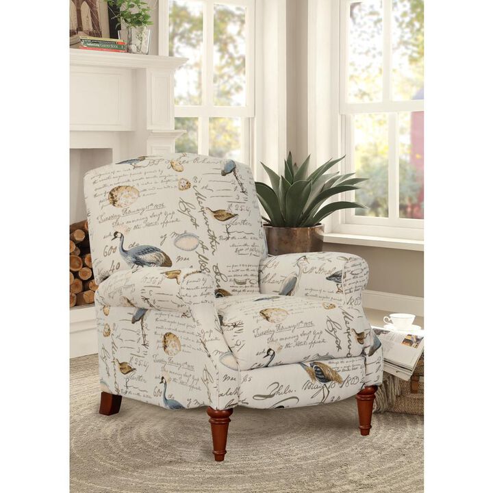 Sunset Trading Bird Script Pushback Recliner