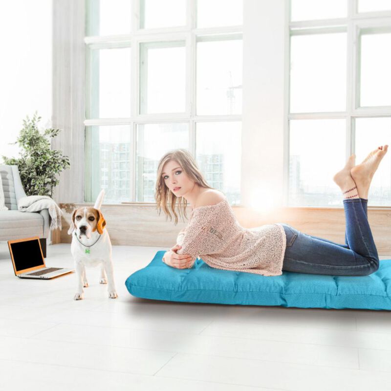 Hivvago 14-Position Adjustable Folding Lazy Gaming Sofa