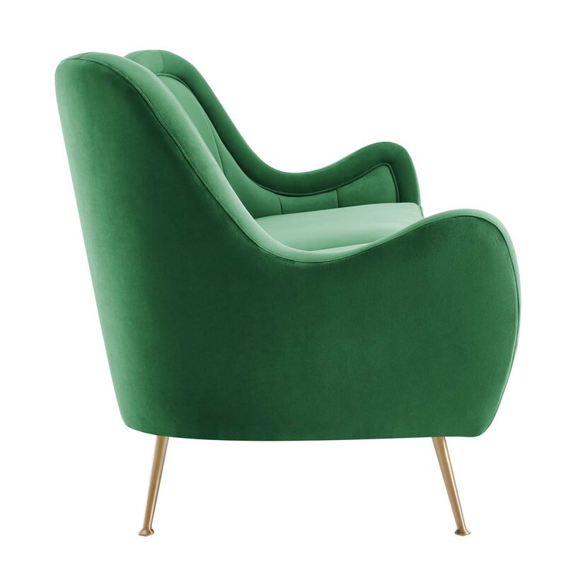 Cheshire Channel Tufted Performance Velvet Sofa image number 4