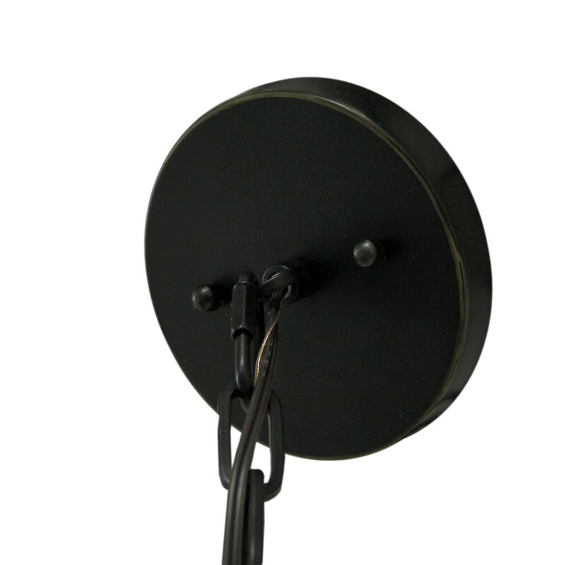 Mid Century Modern Bronze Ceiling Mount Light Geometric Chandelier Pendant Lamp image number 3
