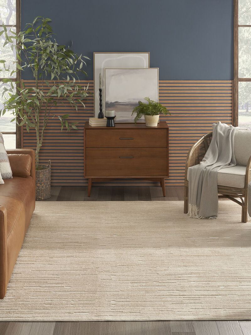 Care Free CAF04 Taupe 7'10" x 9'10" Rug