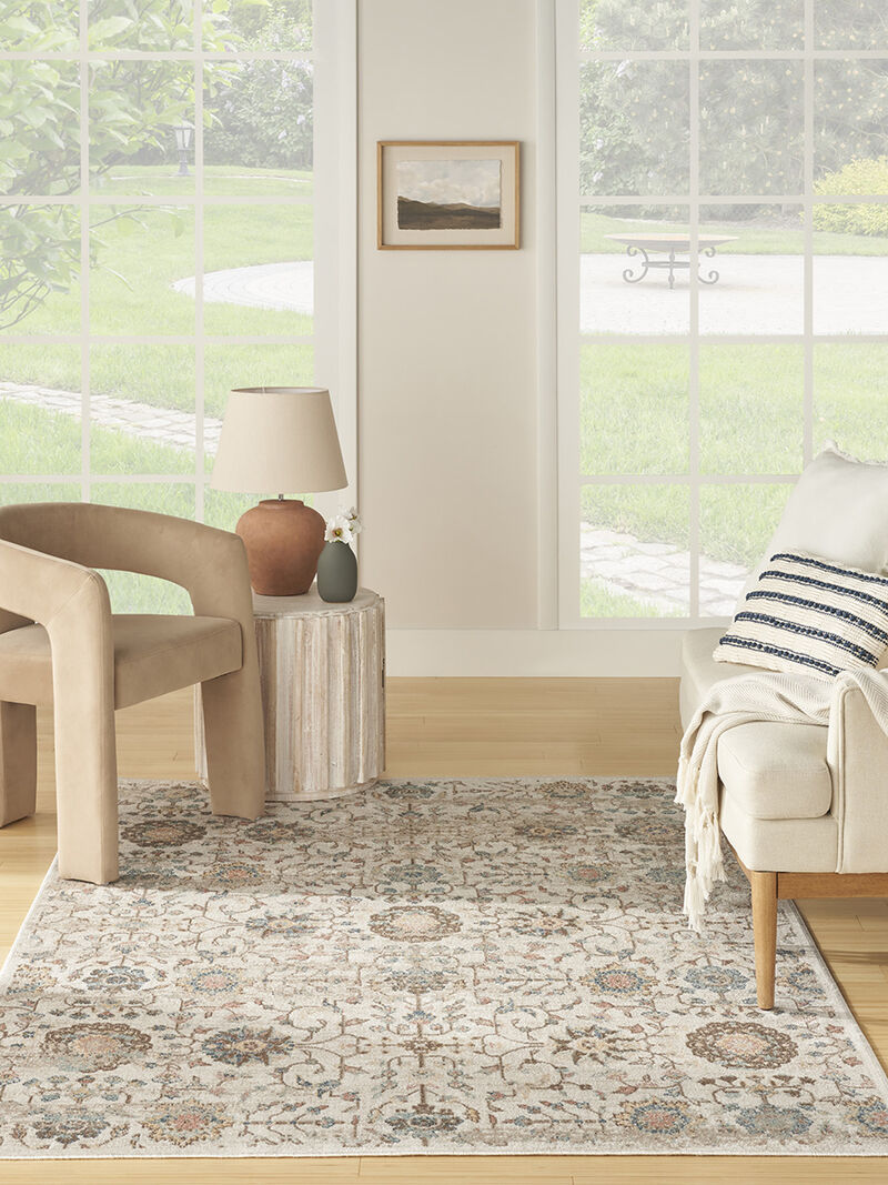 Washable Decor WSD14 Beige 5'3" x 7' Rug