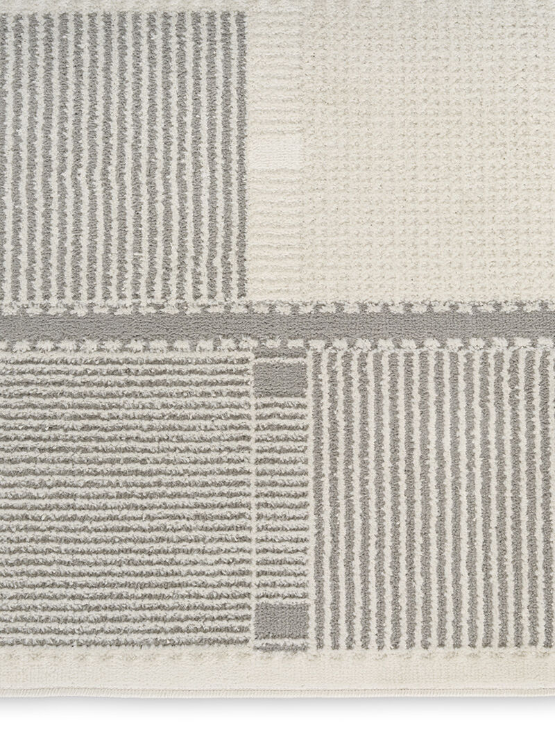 Nordic NRC09 Ivory/Gray 5' x 7' Rug