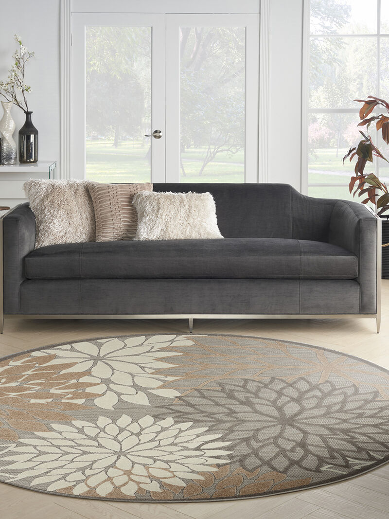 Aloha ALH05 Natural 7'10" x Round Rug