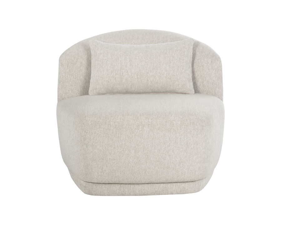 Soraya Swivel Armless Chair