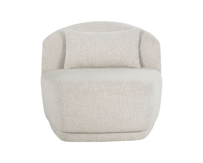 Soraya Swivel Armless Chair