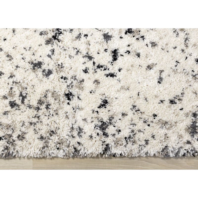 Novelle Home Madison Cream Taupe Grey Soft Speckeled Shag Rug, 7'10 x 10'10 image number 4