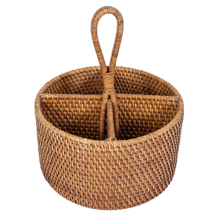 Saboga Home&trade; Round 4 section Caddy/Cutlery Holder