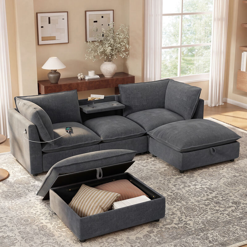98" Modular Sectional Sofa image number 2