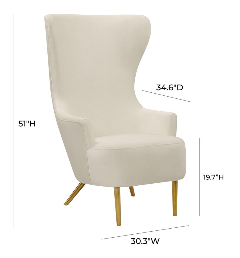 Julia Wingback Chair by Inspire Me Home Decor image number 5