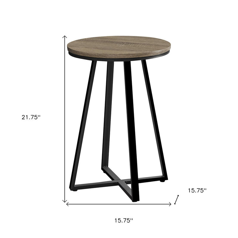 Modern Round Accent Table, Ideal for Sofa Side or Bedside Use in Any Room image number 3
