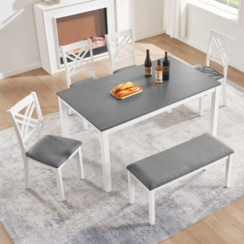 Sasfri 6 Piece Kitchen Dining Set image number 2