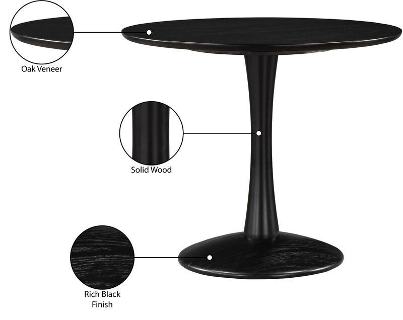 Meridian Furniture Tulip Black Dining Table image number 6