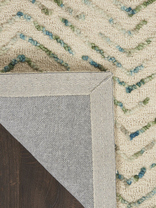 Colorado CLR02 Ivory/Green 3'9" x 5'9" Rug