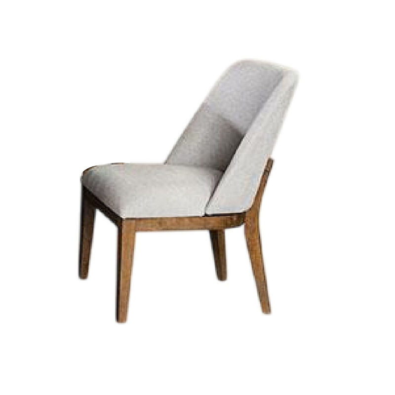 Ramie 9pc Dining Table Set, 84-102 Inch Expandable Leaf, 8 White Chair - Benzara image number 3