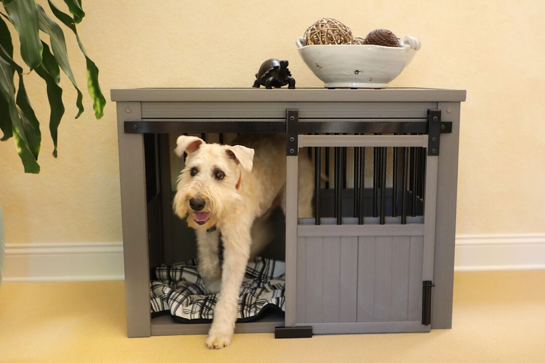 New Age Pet  Homestead Large Dog Crate - Gray