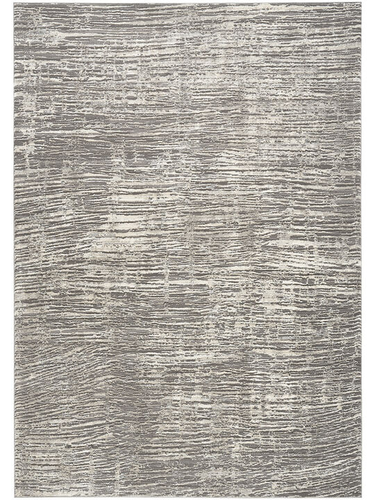 Sustainable Trends SUT01 Ivory/Gray 6' x 9' Rug
