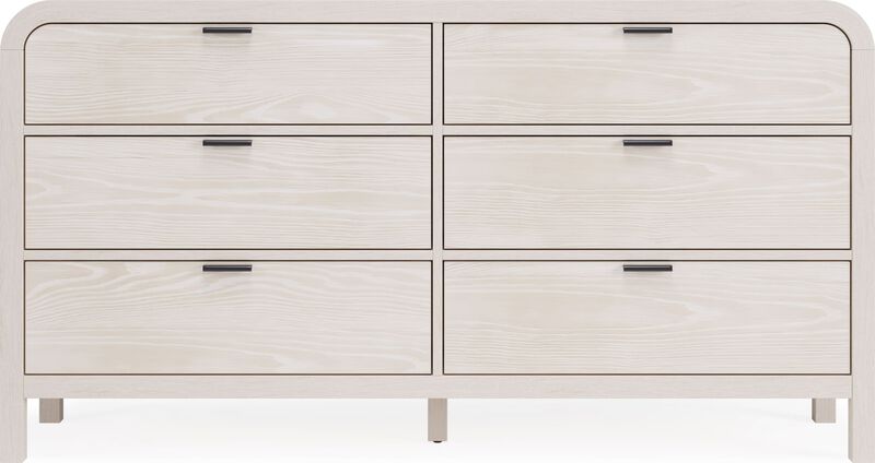 Drake Six Drawer Dresser in Sugar
