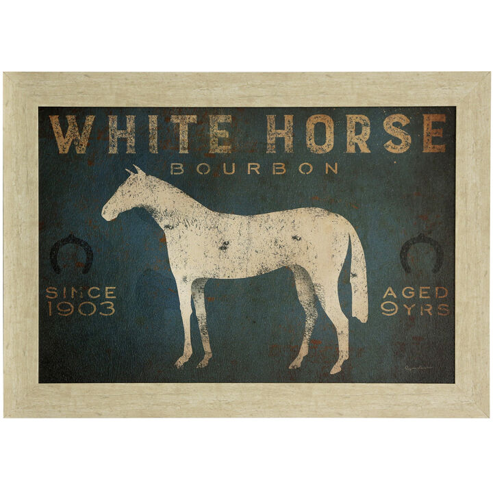 White Horse Bourbon Framed Print